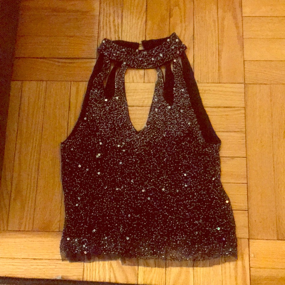 Urban outfitters sequin tank SZ S NWT